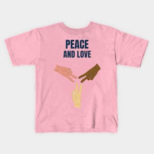 Peace and Love Equality Kids T-Shirt